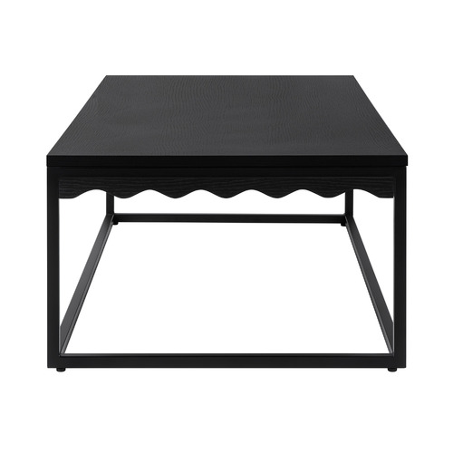 Black Bonnie Wavy Coffee Table