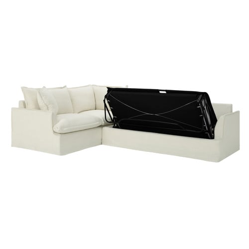 Softy 5 Seater Queen Slipcover Sofa Bed