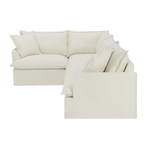 Softy 5 Seater Queen Slipcover Sofa Bed