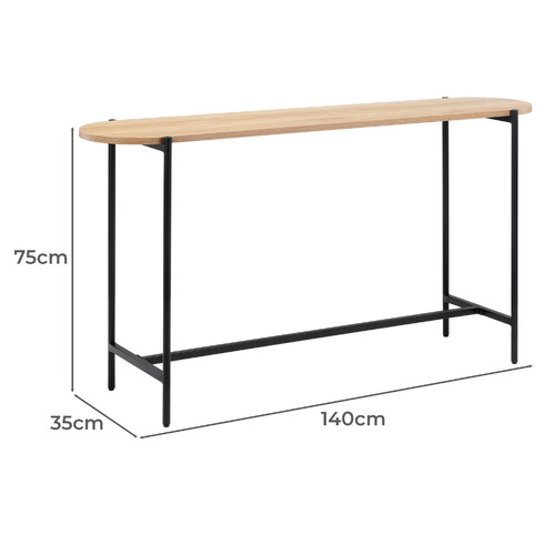Brooke Curved Console Table
