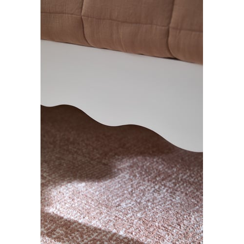 Evelyn Wavy Pine Wood Bed