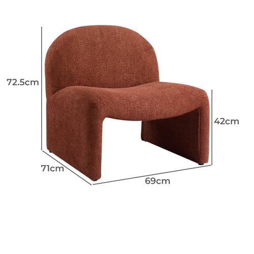 Maddie Boucle Accent Chair