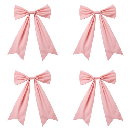 Large Velvet Bow Christmas Tree Clips