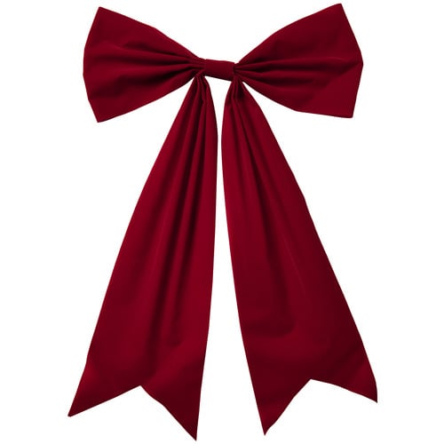 Large Velvet Bow Christmas Tree Clips