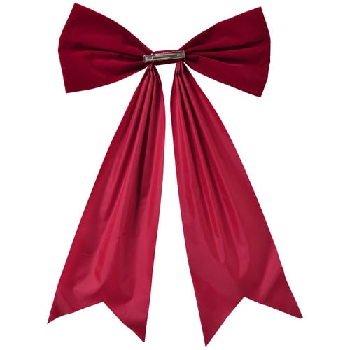 Large Velvet Bow Christmas Tree Clips