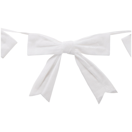 Velvet Bow Christmas Garland