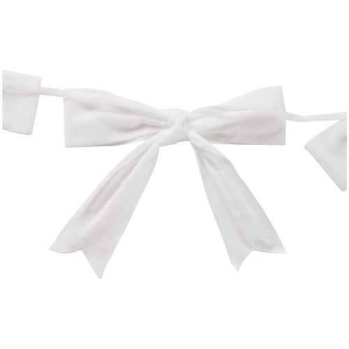 Velvet Bow Christmas Garland
