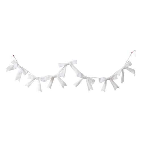 Velvet Bow Christmas Garland