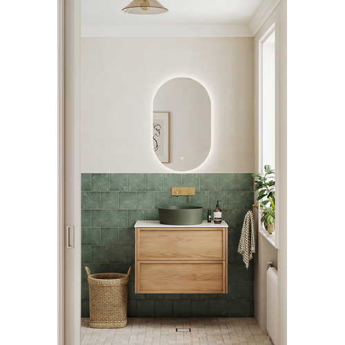 Clover-382mm-Round-Concrete-Above-Counter-Basin