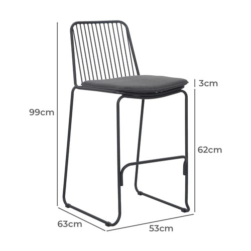 65cm Nadi Outdoor Bar Stools