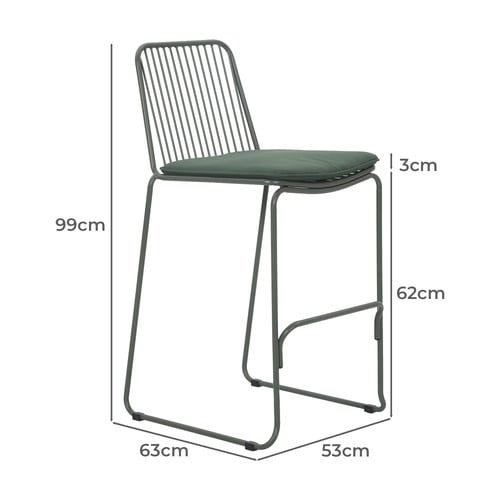 65cm Nadi Outdoor Bar Stools