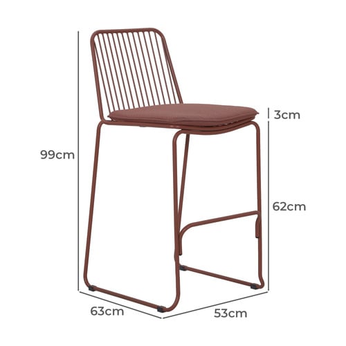 65cm Nadi Outdoor Bar Stools