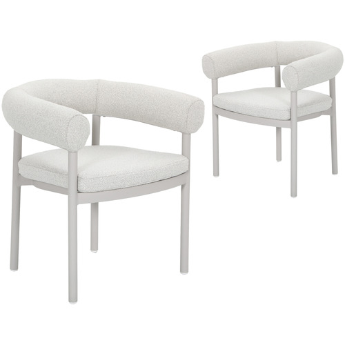 Palmira Boucle Outdoor Dining Chairs