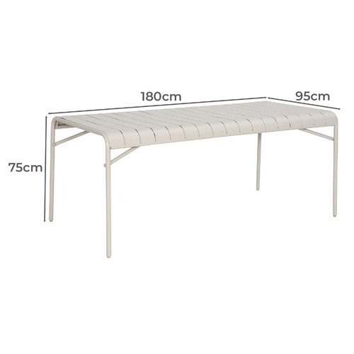 4 Seater Otti Aluminium Outdoor Dining Set