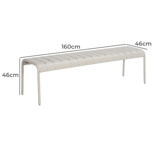 4 Seater Otti Aluminium Outdoor Dining Set
