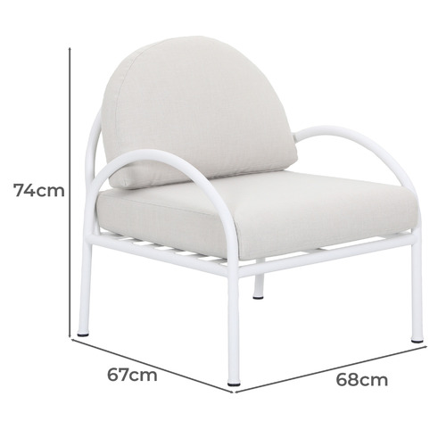 2 Seater Bawley Outdoor Lounge Set