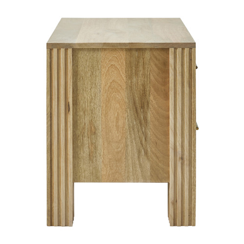Jasper 2 Drawer Mango Wood Bedside Table