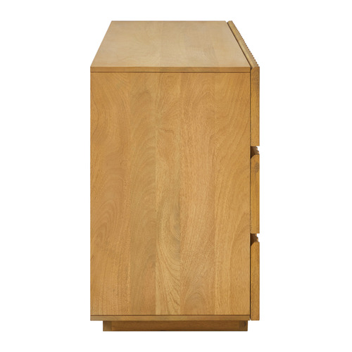 Mia Mango Wood 6 Drawer Chest
