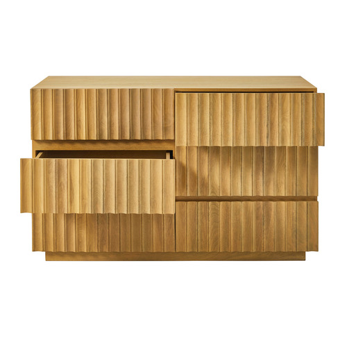 Mia Mango Wood 6 Drawer Chest
