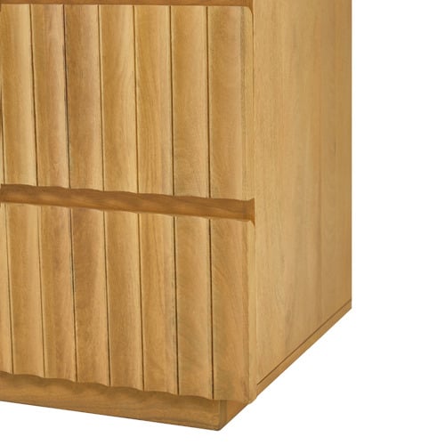 Mia Mango Wood 6 Drawer Chest