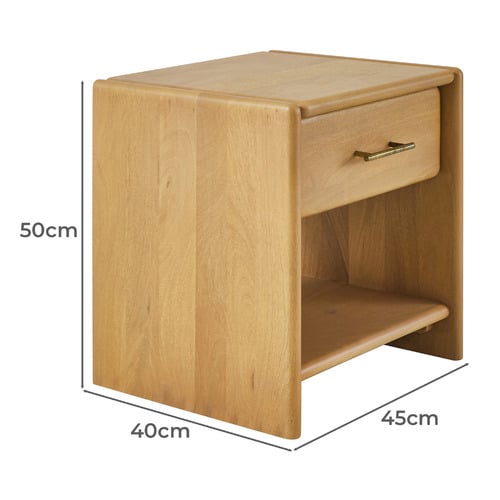 Joey Mango Wood Bedside Table