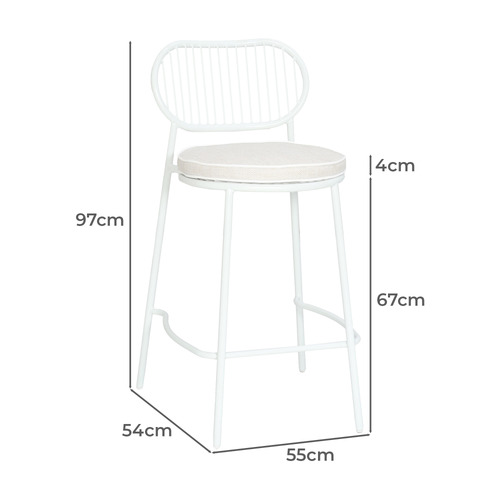 71cm Cetara Outdoor Bar Stools