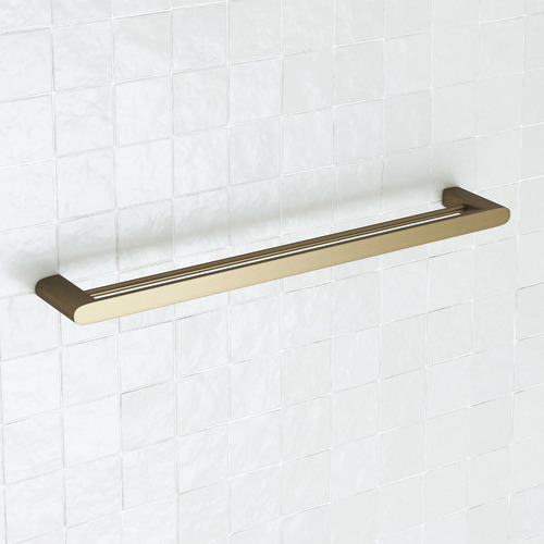 Antique Brass Clovelly Double Tower Rail