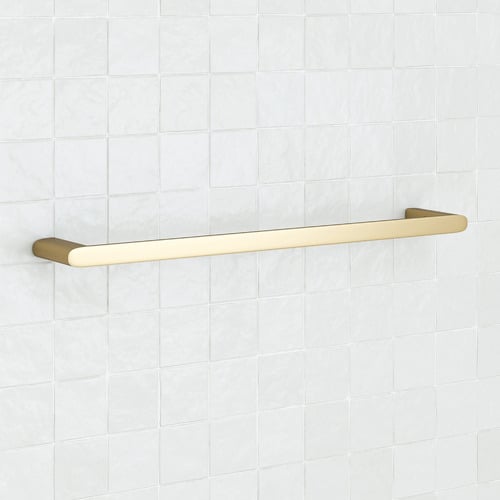 Brushed Gold Clovelly Double Tower Rail
