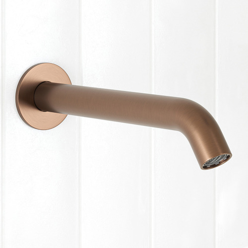 Bronze Clovelly 200mm Curved Bath/Basin Wall Spout