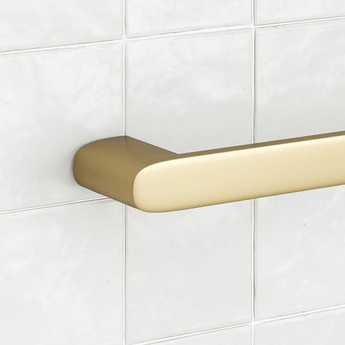 Brushed Gold Clovelly Single Tower Rail