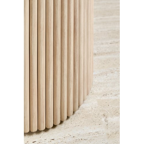 Como Eucalyptus Wood Outdoor Side Table