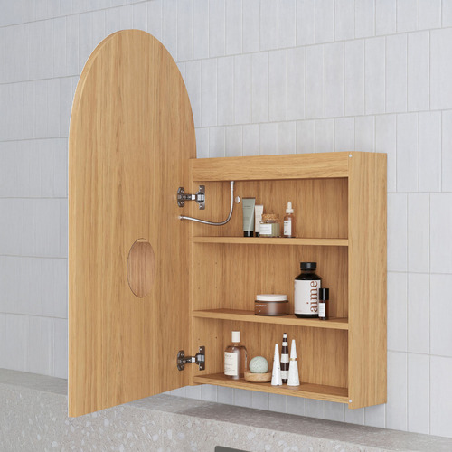 Soho 900mm Arch LED Mirrored Shaving Cabinet