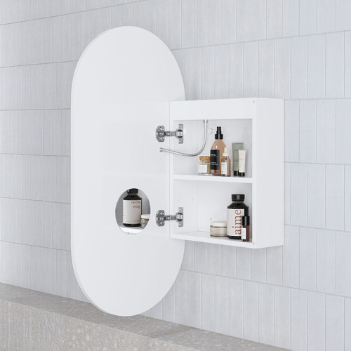 Soho 900mm Pill LED Mirrored Shaving Cabinet