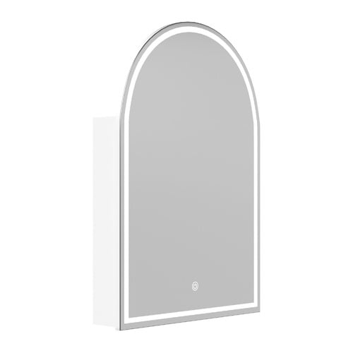 Soho 900mm Arch LED Mirrored Shaving Cabinet