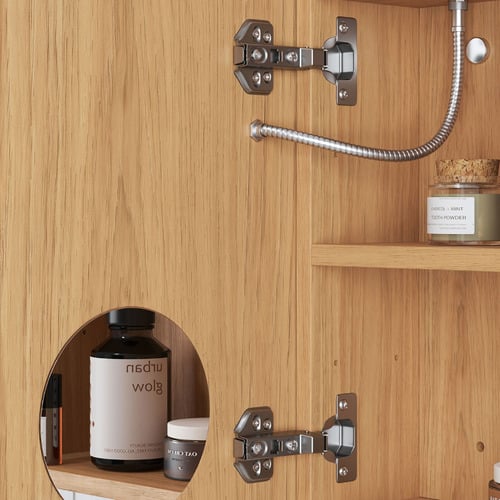 Soho 900mm Pill LED Mirrored Shaving Cabinet
