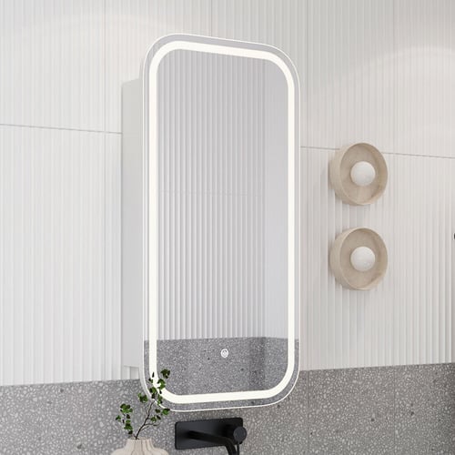 Soho 900mm Rectangle LED Mirrored Shaving Cabinet