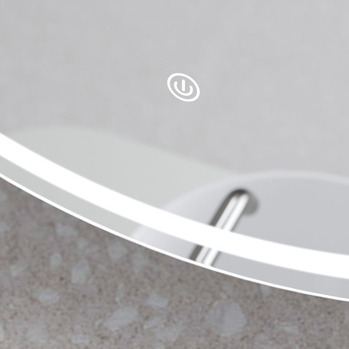 Soho 900mm Round LED Mirrored Shaving Cabinet