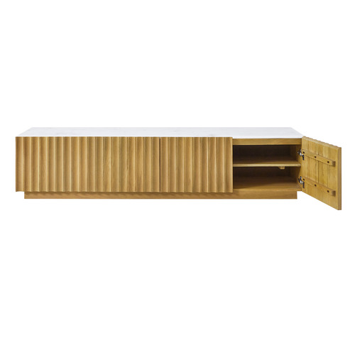 Mia Mango Wood & Marble TV Unit