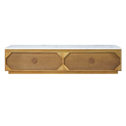 Mia Mango Wood & Marble TV Unit
