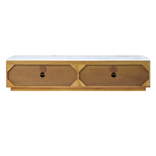Mia Mango Wood & Marble TV Unit