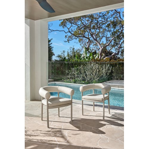 Palmira Boucle Outdoor Dining Chairs