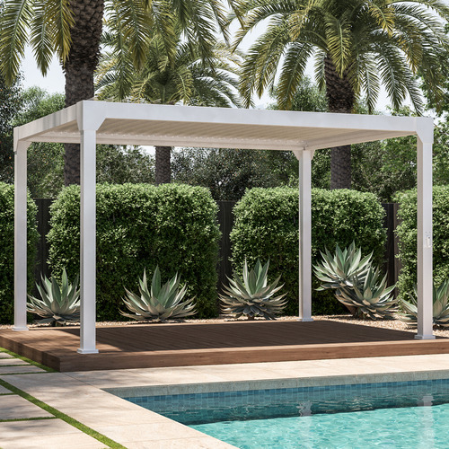 3 x 4m Arki Louvred Steel & Aluminium Gazebo