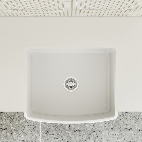 Bowral 610mm Under Mount Single Fireclay Farmhouse Sink