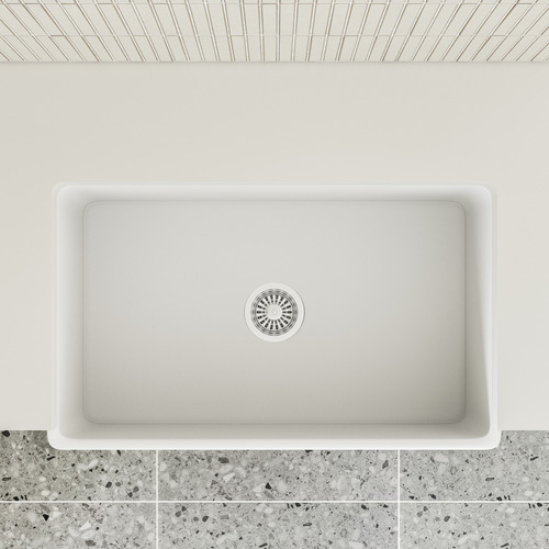 Bowral 760mm Single Fireclay Farmhouse Sink