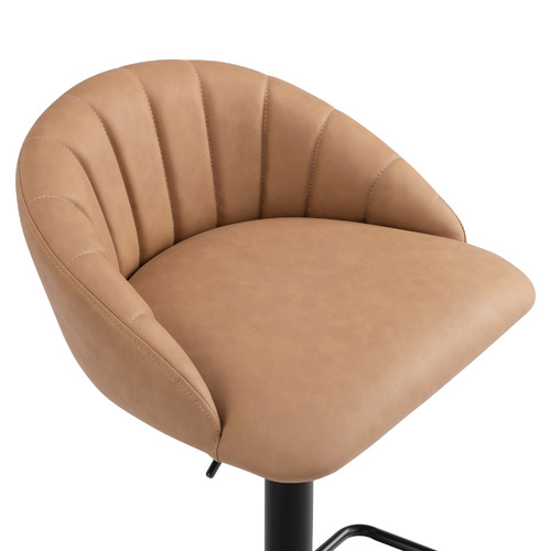 Tan Houston Adjustable Bar Stools