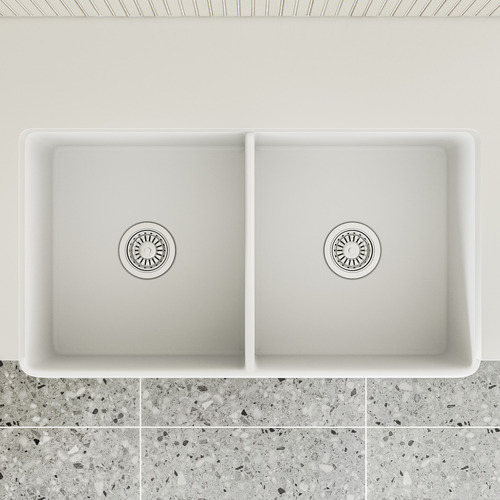 Bowral 830mm Double Fireclay Kitchen Sink