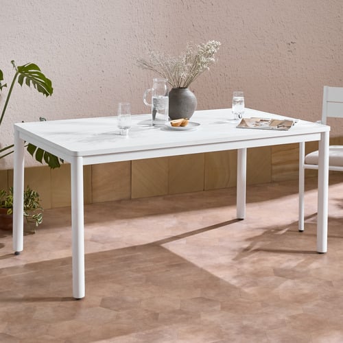 6 Seater Kamari Aluminium Outdoor Dining Table