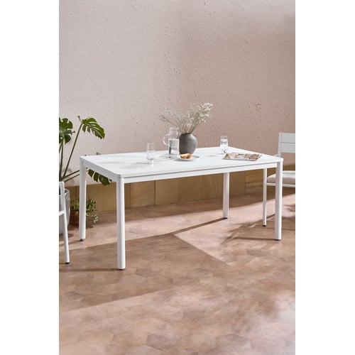 6 Seater Kamari Aluminium Outdoor Dining Table