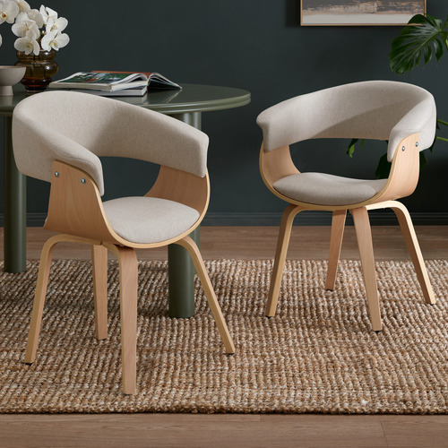 Bentwood Upholstered Dining Chairs