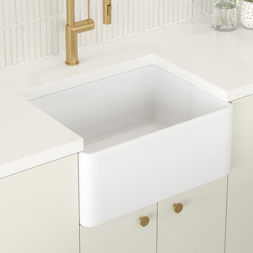 Bowral 610mm Single Fireclay Kitchen Sink